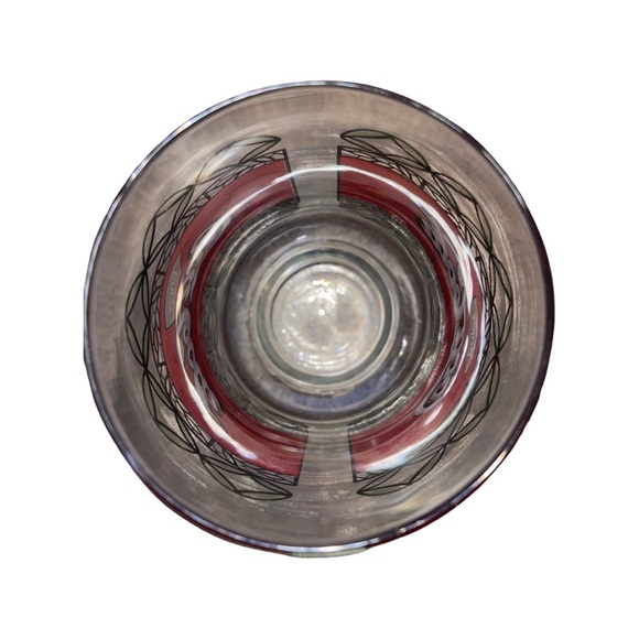 Vintage Coca-Cola Tiffany Glass oversized With Large Stem Bottoms: Great Shape - Picture 4 of 5